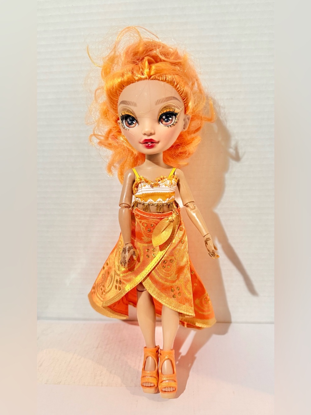 Rainbow High Doll Meena Fleur Series 4 ⭐️Pre-Used Good⭐️